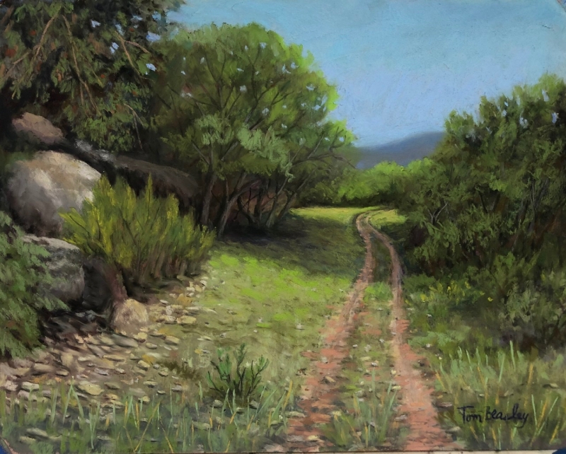 Canyon Road by artist Tom Beasley